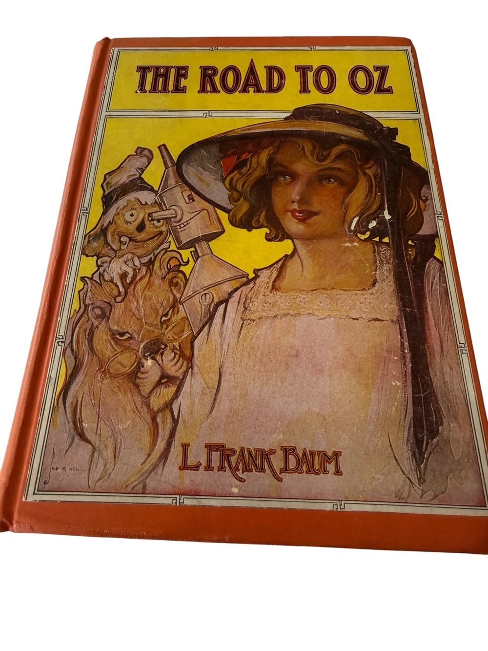 The Road To Oz L Frank Baum Reprint of 1909 Edition Hardcover Printed 1940's